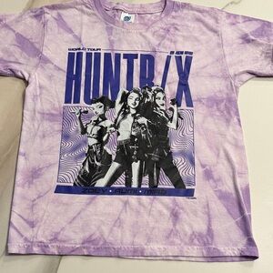 Huntr/X K pop Purple Graphic T-Shirt